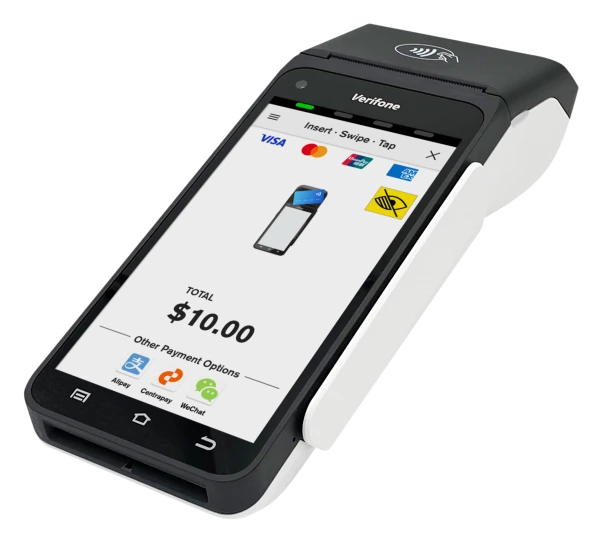 Verifone T650p payment terminal, one supported EFTPOS NZ option